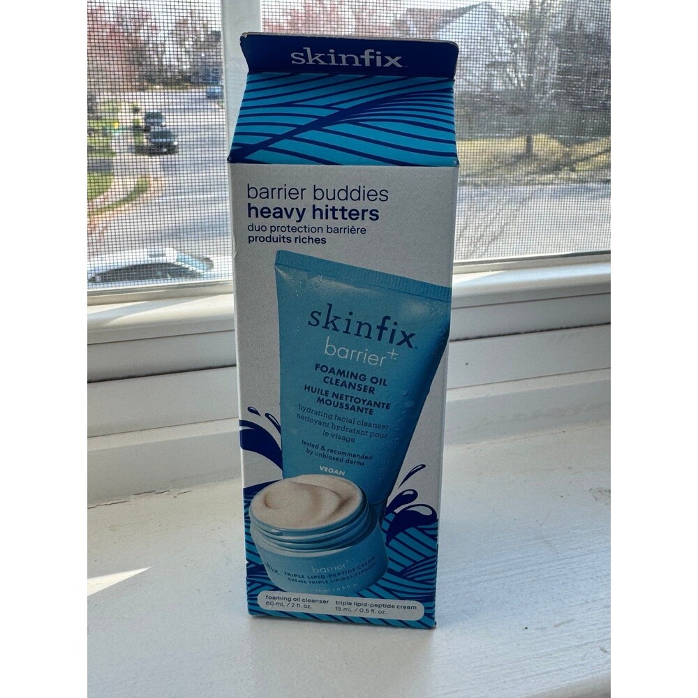 Skinfix barrier buddies Triple Lipid -Peptide Cream + foaming oil cleanser